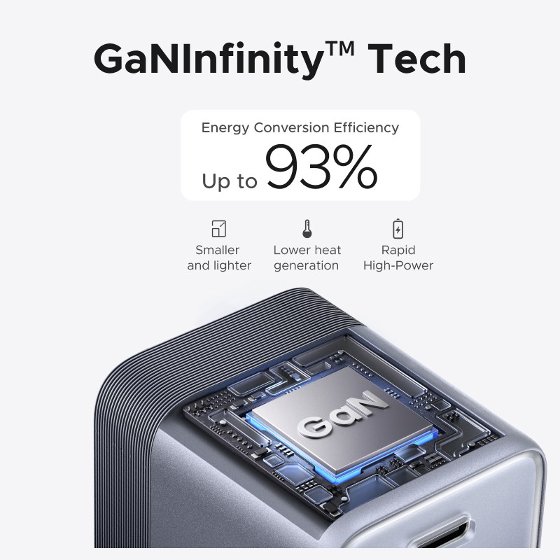Bộ sạc nhanh UGREEN 45W Ultra-Mini Nexode Air GaN Bộ sạc tường USB-C, màu xám nhẹ gọn với cổng USB-C Tương thích cho iPhone 17 16 Pro Max Samsung S26 S25 S24 S23 Ultra | BigBuy360 - bigbuy360.vn