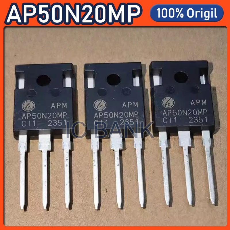 MOSFET N kênh AP50N20MP TO-247 200V 50A APM MỚI