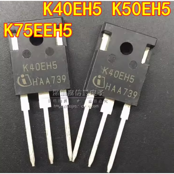 Bộ 5 IGBT triode thường được sử dụng trong máy hàn biến tần K40EH5 K50EH5 K75EEH5 650V hoàn toàn mới