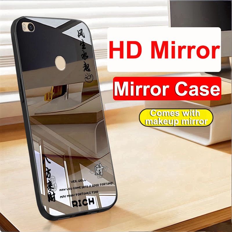 Dành Cho Xiaomi Mi Max 2 Ốp Lưng Max2 HD Gương Cứng Ốp Lưng Xiaomi Mi Max 2 Ốp lưng Mi Max 1 Vỏ Cho 