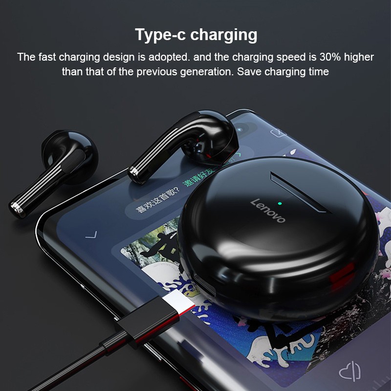 Tai Nghe Bluetooth Lenovo HT38  Đàm Thoại Chuyên Nghiệp: MIC Rõ Ràng, Bền Bỉ, Chính Hãng | BigBuy360 - bigbuy360.vn