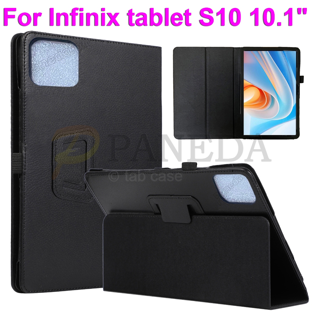 Dành Cho Máy Tính Bảng Infinix tablet S10 10.1" PC Đa Năng Ốp Lưng Thời Trang Họa Tiết Vải Lật Đứng 