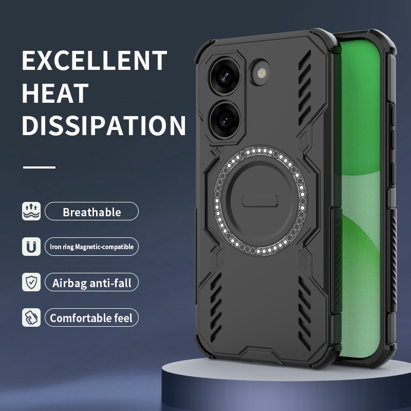 Sunyi Cho Redmi Tubro 5 Max 4 Pro Vỏ Làm Mát - Tản Nhiệt Đa Năng Cao Cấp Cho Game Thủ & Streamers