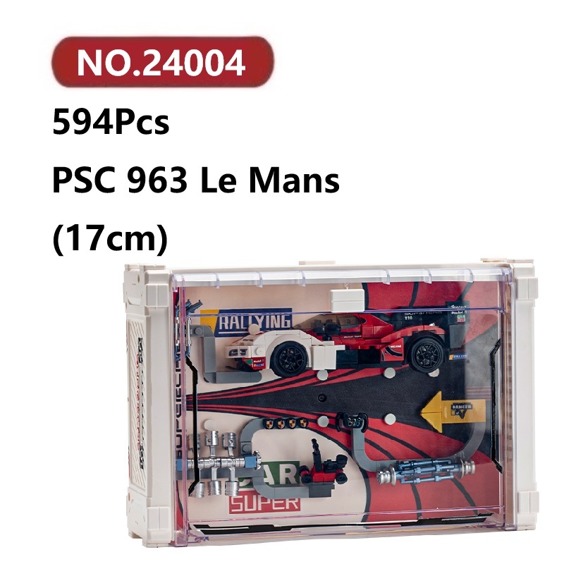 ✨PSC 963 Le Mans Đồ Chơi Lắp Ráp Mô Hình 594Chi Tiết Eikee Car Lắp Ghép Xếp Hình