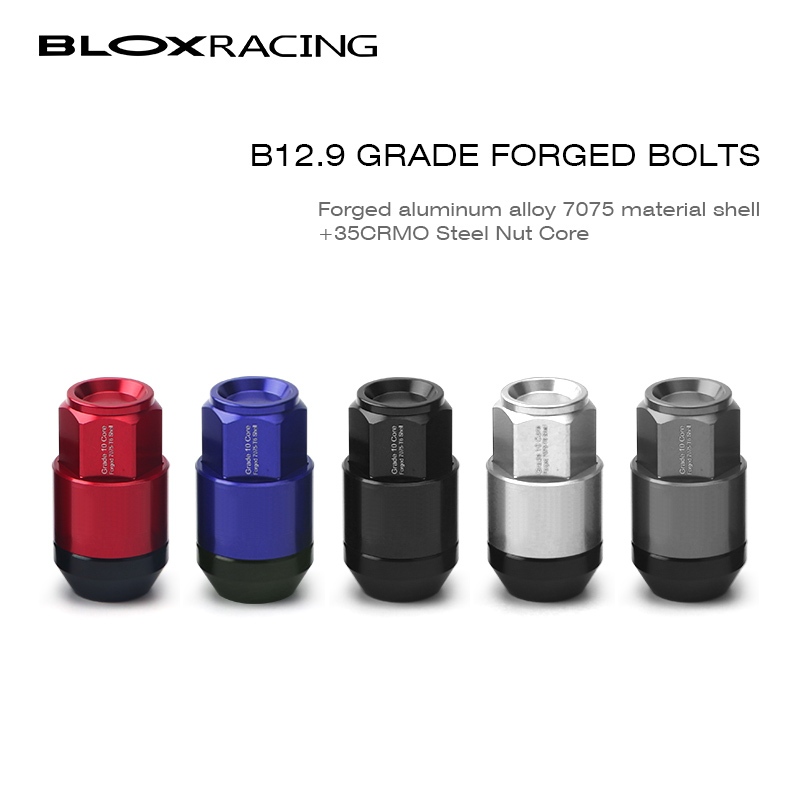 5Pieces Wheel Nut 12.9 Bằng Hợp Kim Nhôm 7075 + 35crmo + Đai Ốc m14x1.5 12x1.5 12x1.5 12x1.25