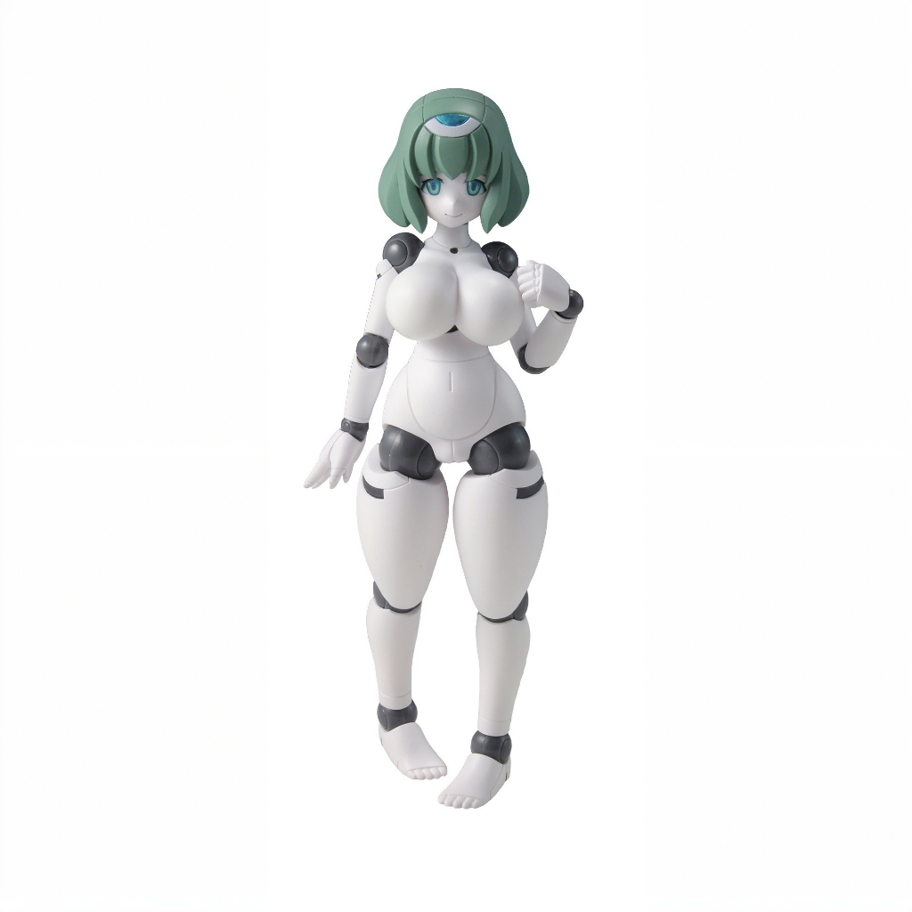 Robot Polynian FLL Iana Nhân vật hành động có da trắng