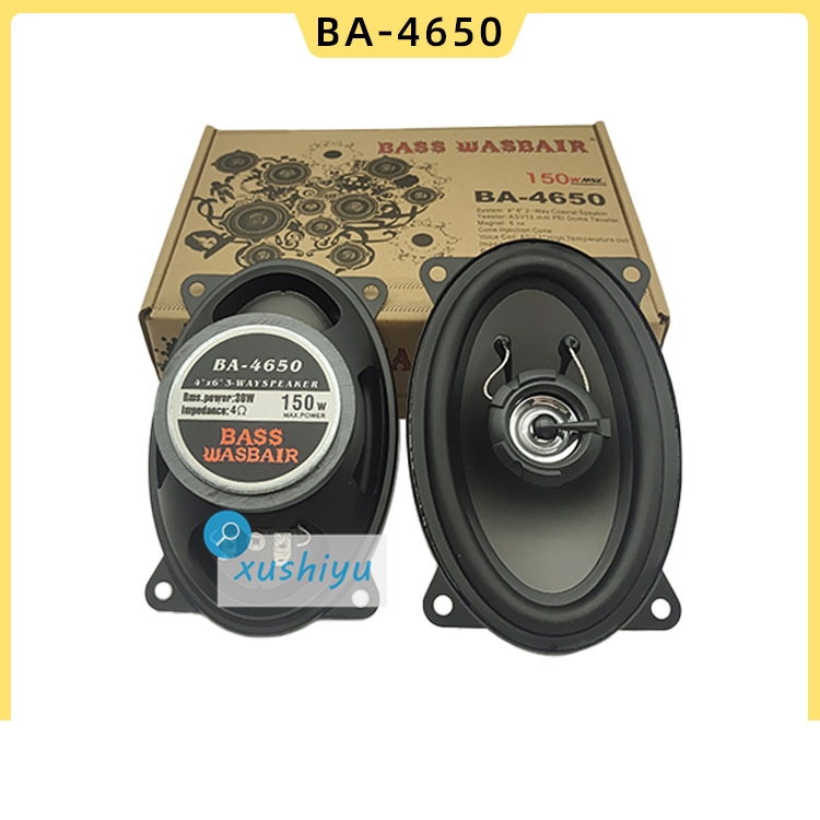 BASS BA-4650 4X6 Inch 4 * 6 Inch Loa Đồng Trục Âm Thanh Xe Hơi 150W