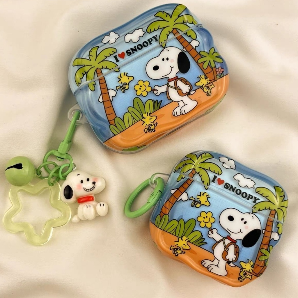 Snoopy Excursion Cho AirPods Pro3 Vỏ AirPods Pro2 Vỏ Tai Nghe Chống Sốc Cho AirPods Pro3 4 / 4 (ANC)