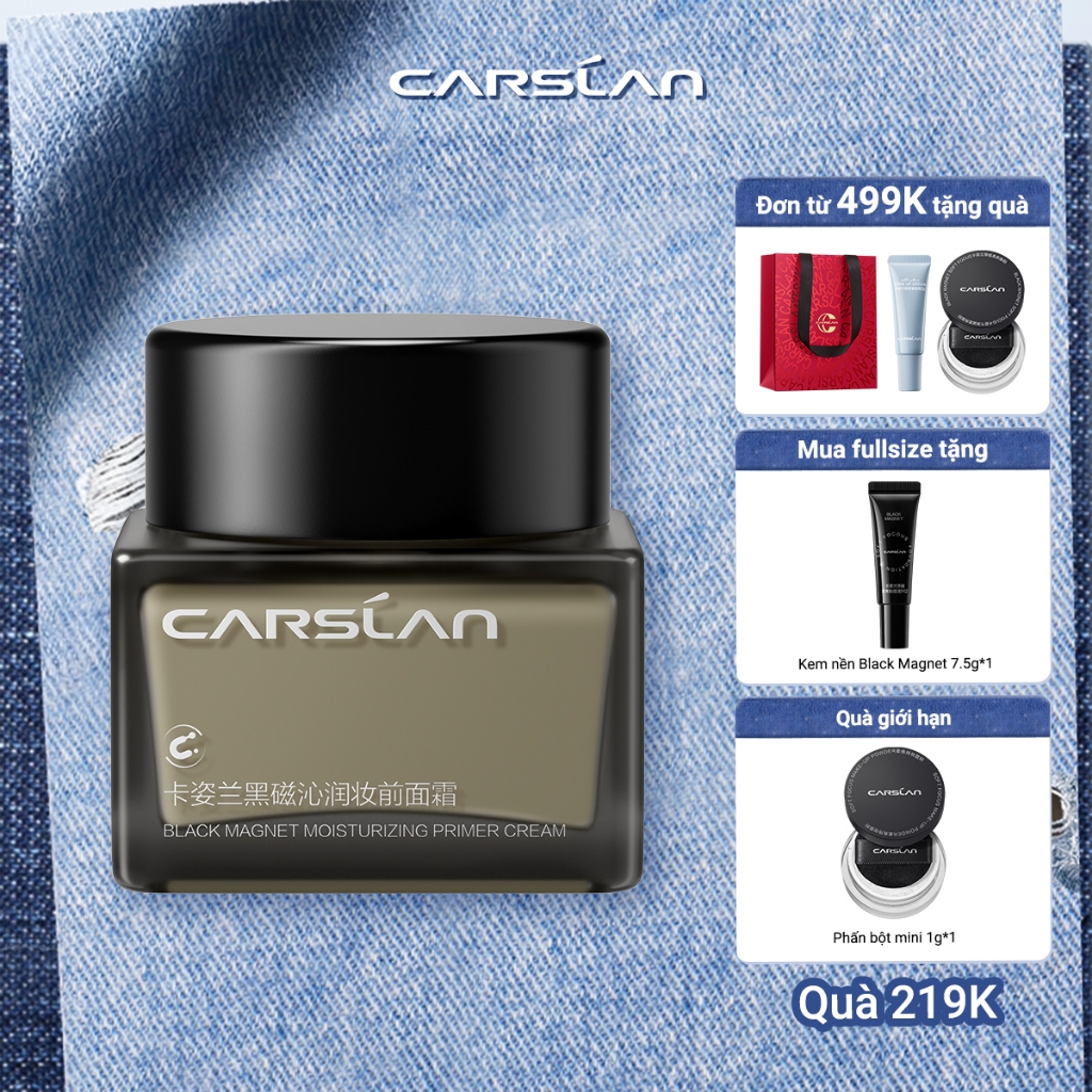 Kem lót dưỡng ẩm nam châm Carslan Black 35g
