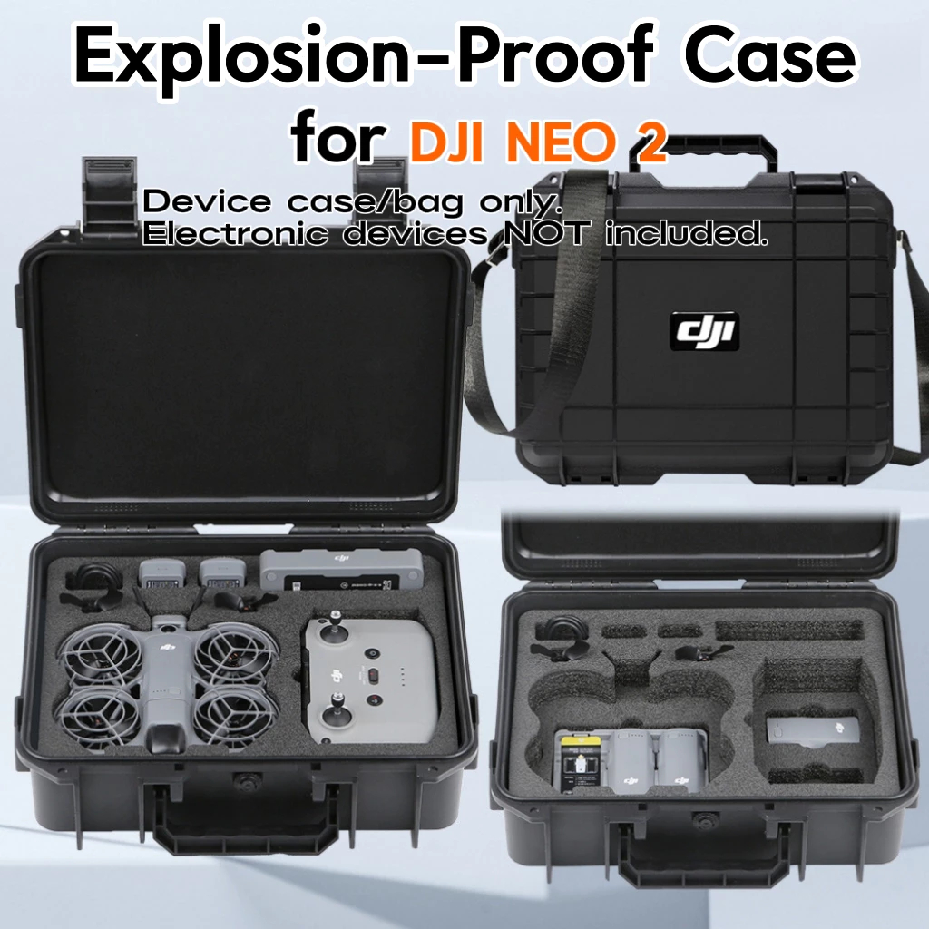 Hòm bảo vệ cứng cho DJI NEO2 Fly More Combo, chống sốc, chống va đập, dễ mang, chống bám nước