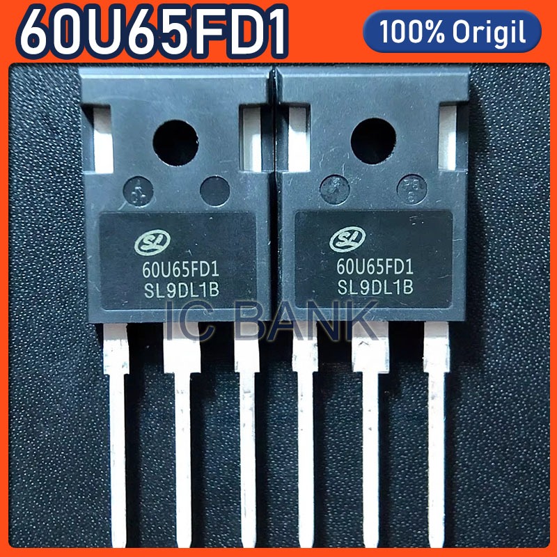 2 Chiếc 60U65FD1 SGT60U65FD1P7 TO-247 60A / 650V IGBT Transistor Chính Hãng Mới