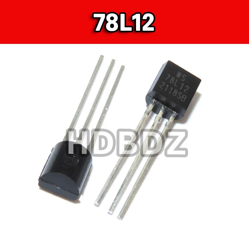 20 ~ 50 chiếc 78L12 TO-92 12V Bộ điều chỉnh điện áp Triode LM78L12 IC