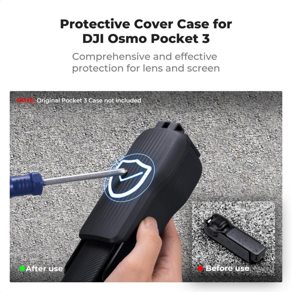 Ốp Lưng K & F Concept Cho DJI Osmo Pocket 3 / Pocket4 Phụ Kiện, Nắp Bảo Vệ Cứng Giữ 2 CPL / ND / VND