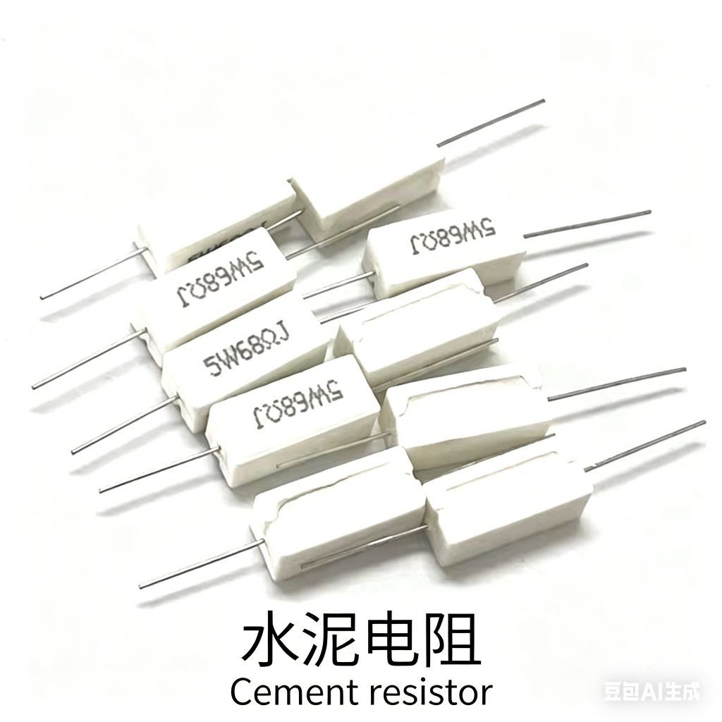 10 chiếc 5W 5% 200K 220KΩ 270K 300K 470K 510K Ohm Ngang SQP Xi măng Điện trở Gốm Điện trở 5W