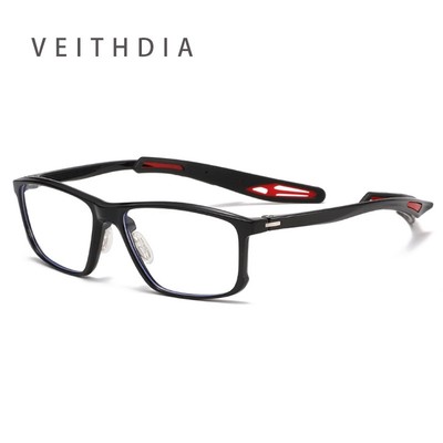 VEITHDIA TR90 Kính Vuông Thể Thao, Khung Lớn, Chống Va Chạm, Phù Hợp Thiếu Niên Chơi Bóng Rổ JR8452