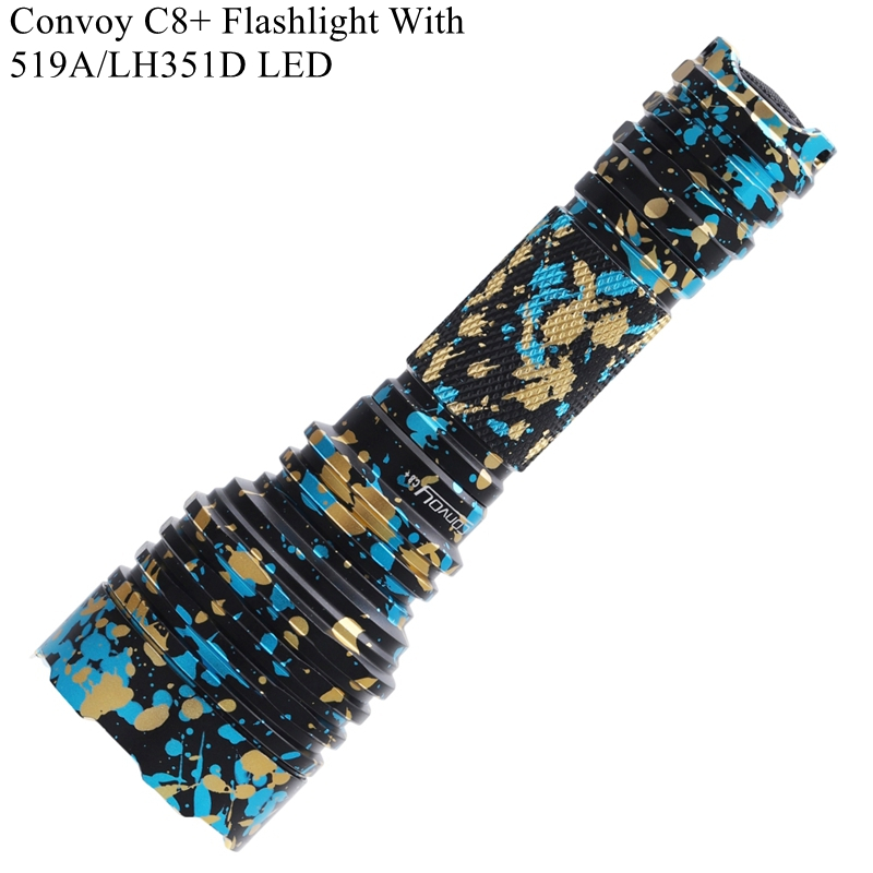 Đèn pin Convoy C8 + chính hãng có đèn LED cắm trại 219B / 519A / LH351D