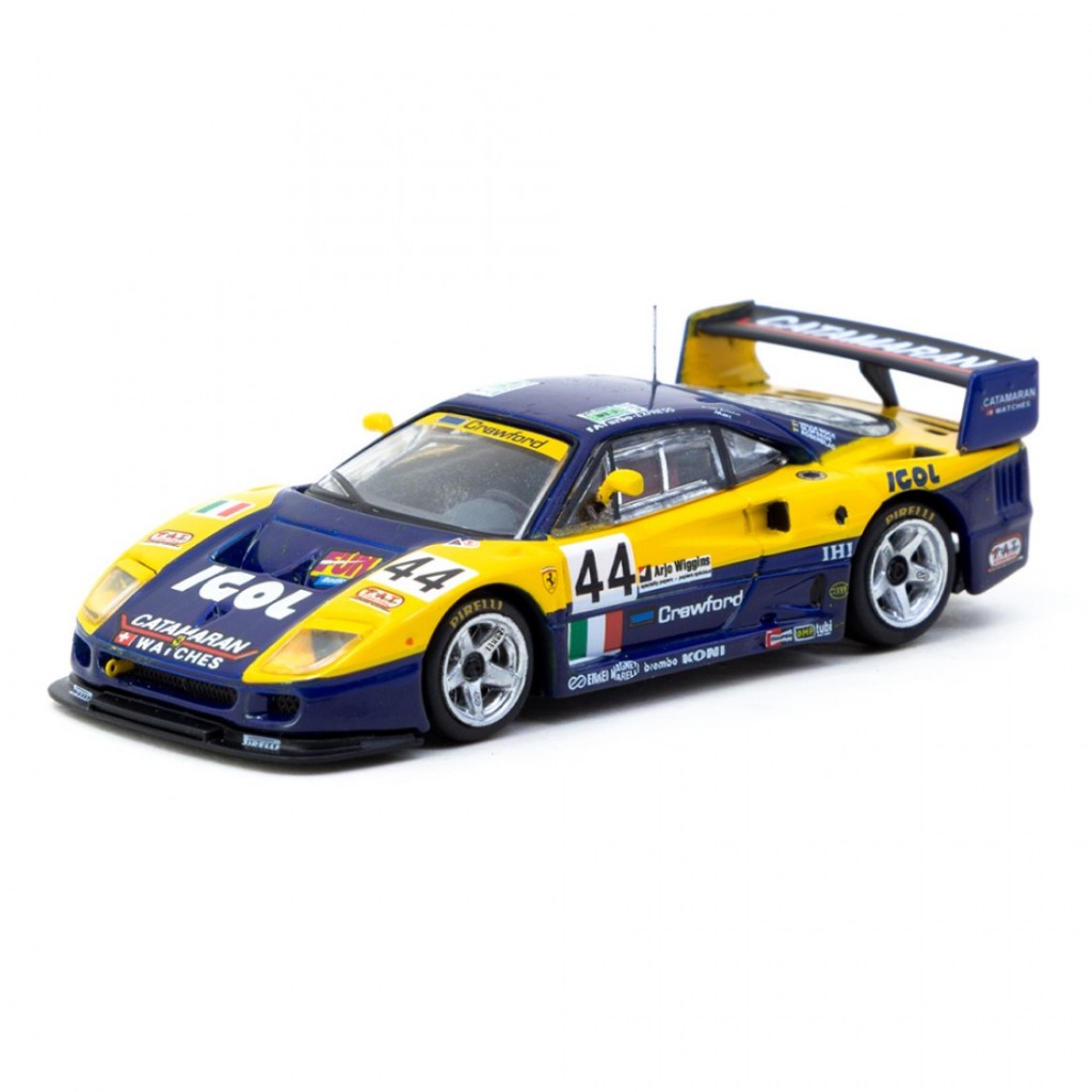 Tarmac Works T64-088-96LM44 1 / 64 Ferrari F40 GTE 24h của Le Mans 1996 Diecast Quy Mô Mô Xe Ô Tô