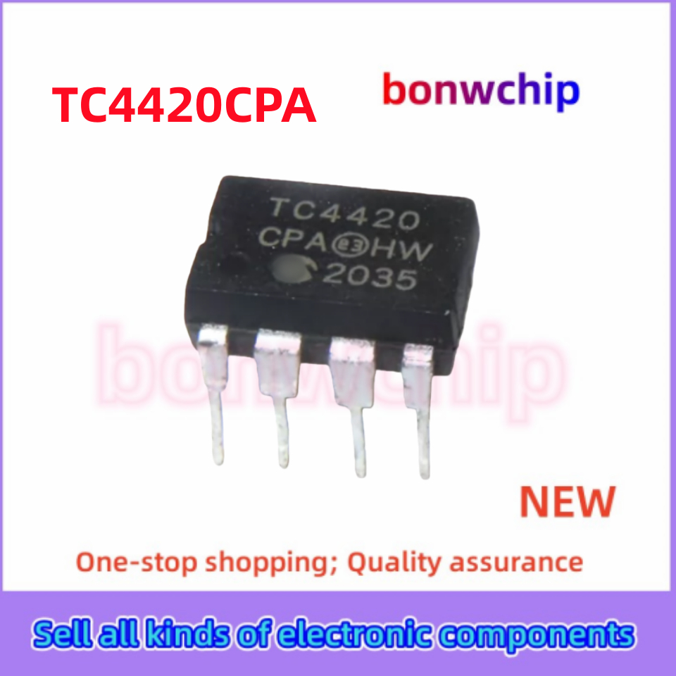 1 Cái / lốc Thương Hiệu Mới TC4420CPA TC4420 TC4420CP In-Line DIP-8 MOSFET Driver Chip Mạch Tích Hợp