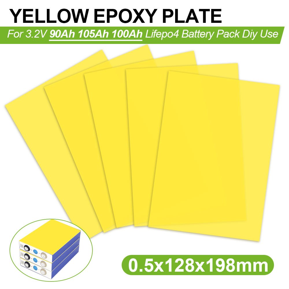 Pin ô tô Tấm Epoxy cách nhiệt màu vàng Tấm sửa đổi pin Lithium chống cháy có thể được sử dụng cho 3.