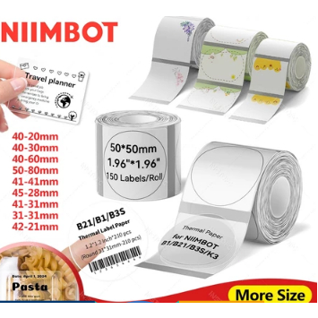 Giấy Nhãn Trong Suốt NIIMBOT Cho NIIMBOT B1 B21 B31 B3S Máy Làm Nhãn