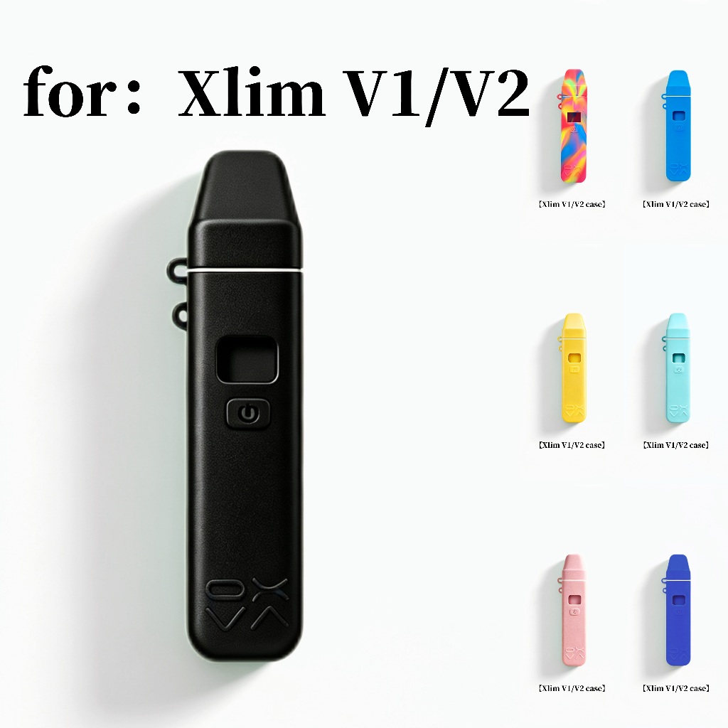 Ốp lưng silicon cho S 'Xlim v1 / V2 có dây buộc miễn phí | Thiết kế tối giản mỏng | Cảm giác kim loạ