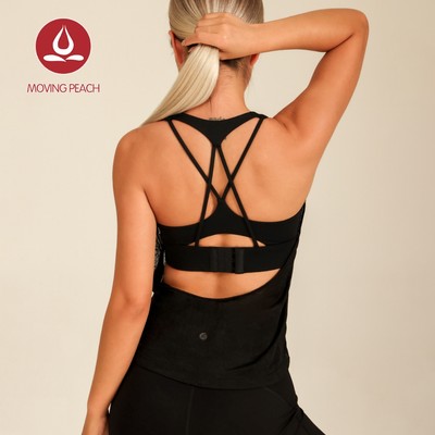 Moving Peach - Nữ Thể Thao Top Hút Ẩm, Phù Hợp Yoga & Gym Pilates