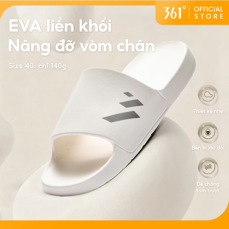 Dép 361 Degrees Chống Trượt Đa Năng Cho Cả Nam Và Nữ Chống Khuẩn EVA Đi Trong Nhà Phòng Tắm Mùa Hè 6