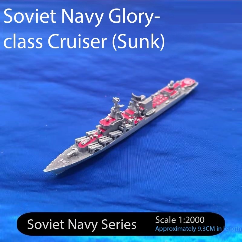 Nga Navy Glory Class Cruiser Mô Hình Thu Nhỏ Tỉ Lệ 1 / 2000 Hoàn Thành Mẫu Tàu V9W8