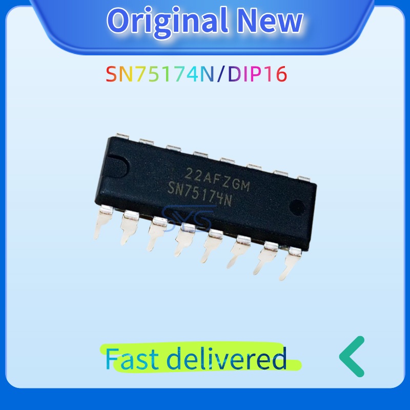 5 Chiếc Chính Hãng Mới SN75174N In-Line DIP16 Bốn Kênh Khác Biệt Dòng Ổ Đĩa Chip