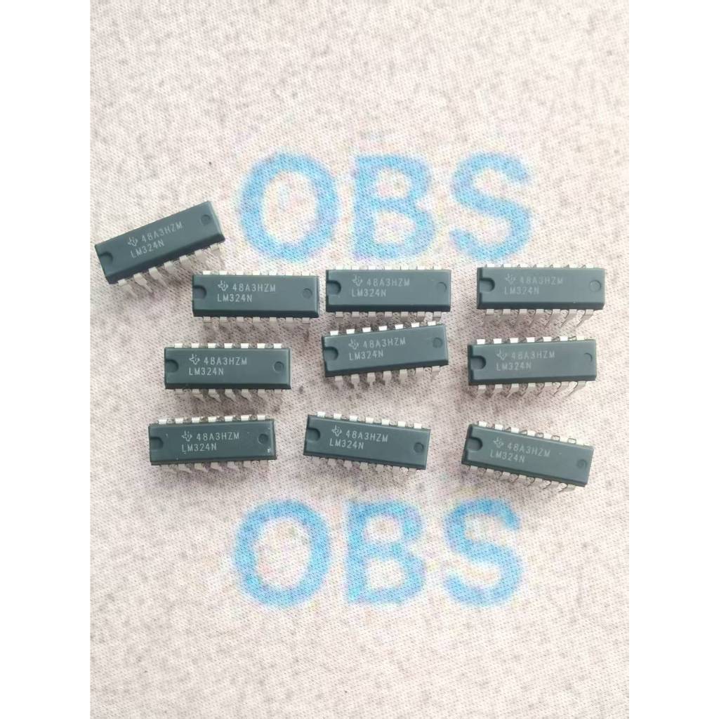((10 CÁI) LM324N LM324 324N Bộ khuếch đại hoạt động bốn kênh Chip tích hợp DIP-14