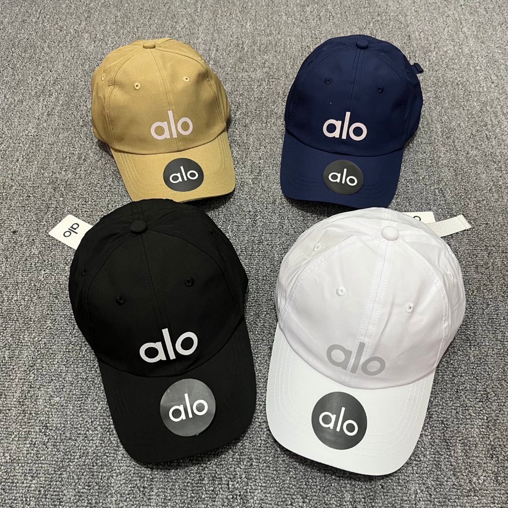 Aloha Yoga Unisex Aloha Yoga Logo Mũ bóng chày Quần áo thể thao khô nhanh.MY