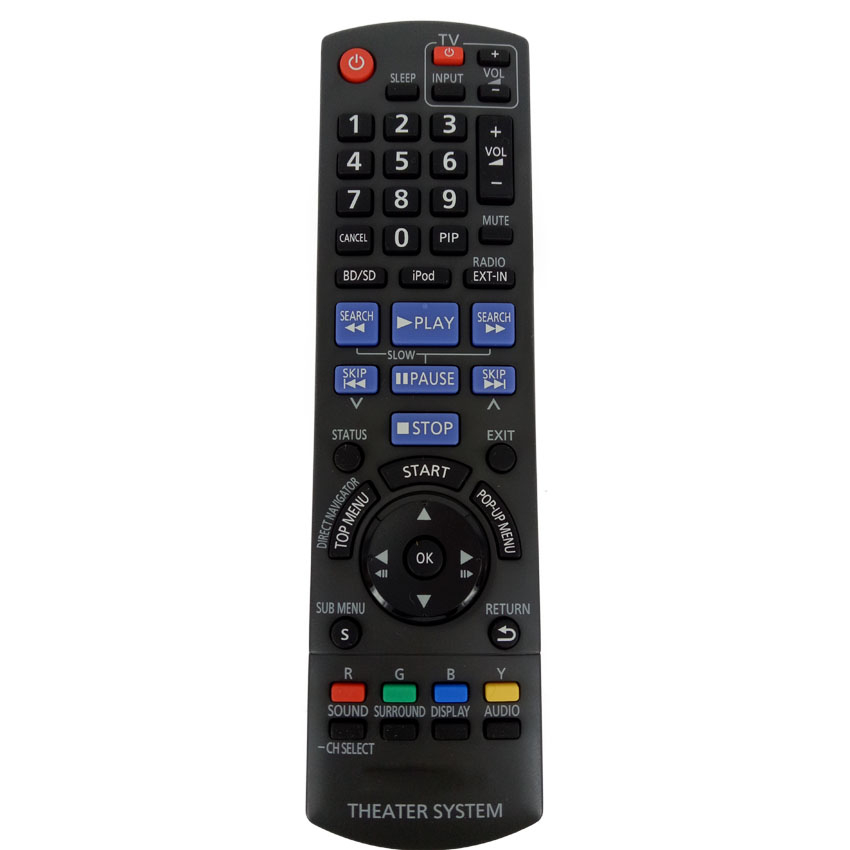 N2QAKB000092 Điều khiển từ xa thay thế cho hệ thống rạp hát tại nhà Panasonic - Tương thích với SC-B