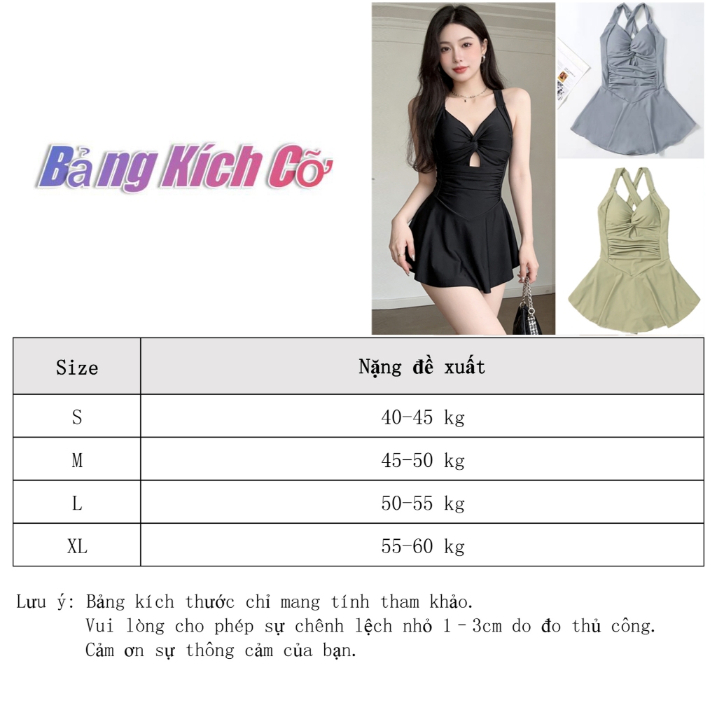 Đồ bơi một mảnh mới cho nữ, chất liệu polyester, thiết kế cut-out xoắn thắt nút, ôm sát cơ thể gợi cảm, phù hợp cho phái đẹp mặc ở bãi biển và hồ bơi. | BigBuy360 - bigbuy360.vn