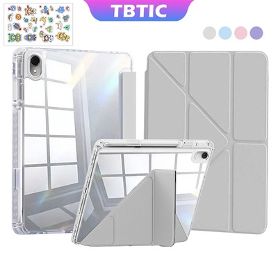 TBTIC Acrylic Trong Suốt Cho Huawei MatePad 11.5S Air 11.5 inch 2023 Ốp Lưng Có Bút Chì Đựng Khe Cắm Vỏ Dành Cho Trẻ Em