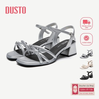 Dép dây đeo phẳng DUSTO Mũi vuông dày đi lại DWC000372A