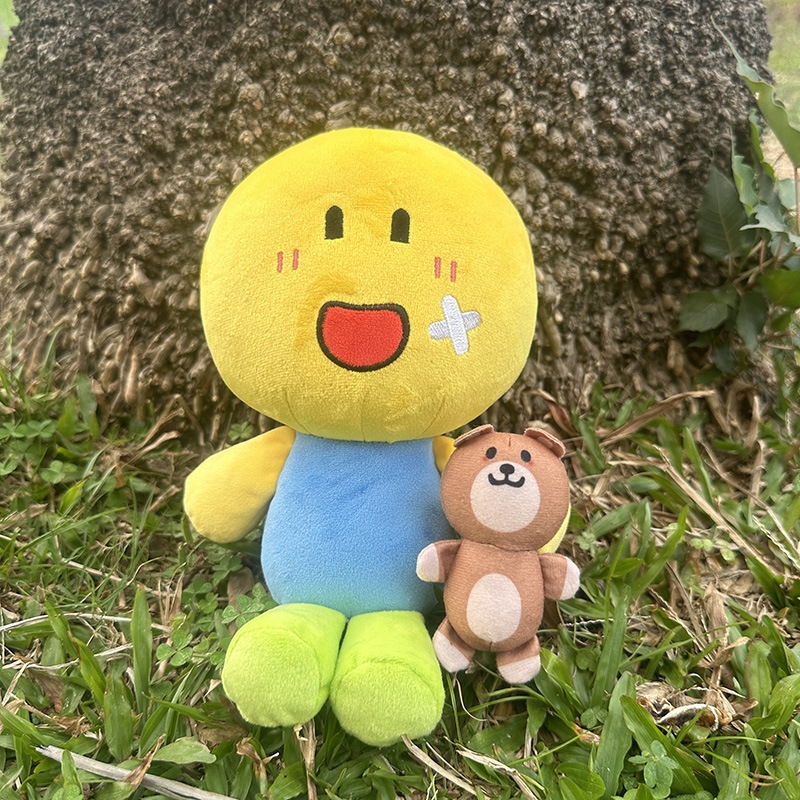Noob roblox Noobsquad nooby với Teddy đồ chơi sang trọng nooby
