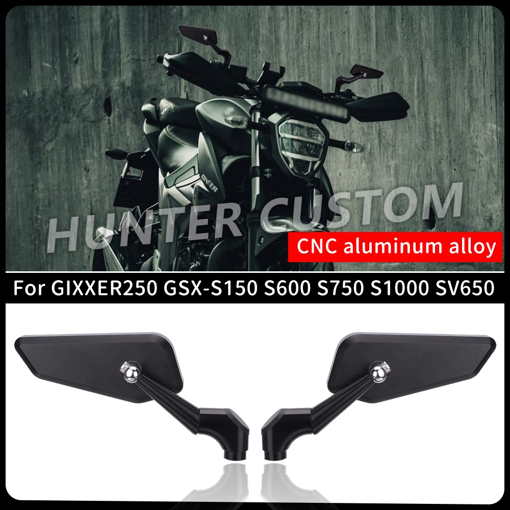 Gương chiếu hậu bằng nhôm CNC cường độ cao cho Suzuki GIXXER250 GSX-S150 S600 S750 S1000 SV650, Góc 