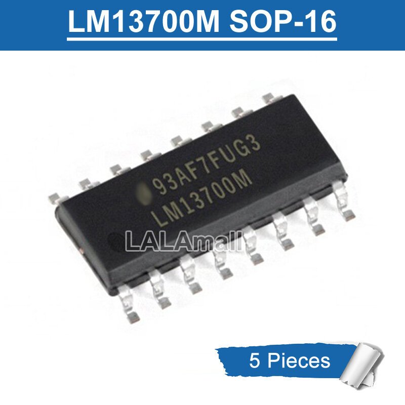 5 Chiếc LM13700M LM13700MX SOP-16 Dual Hoạt Động Transconductance Khuếch Đại IC Chip Mới Ban Đầu