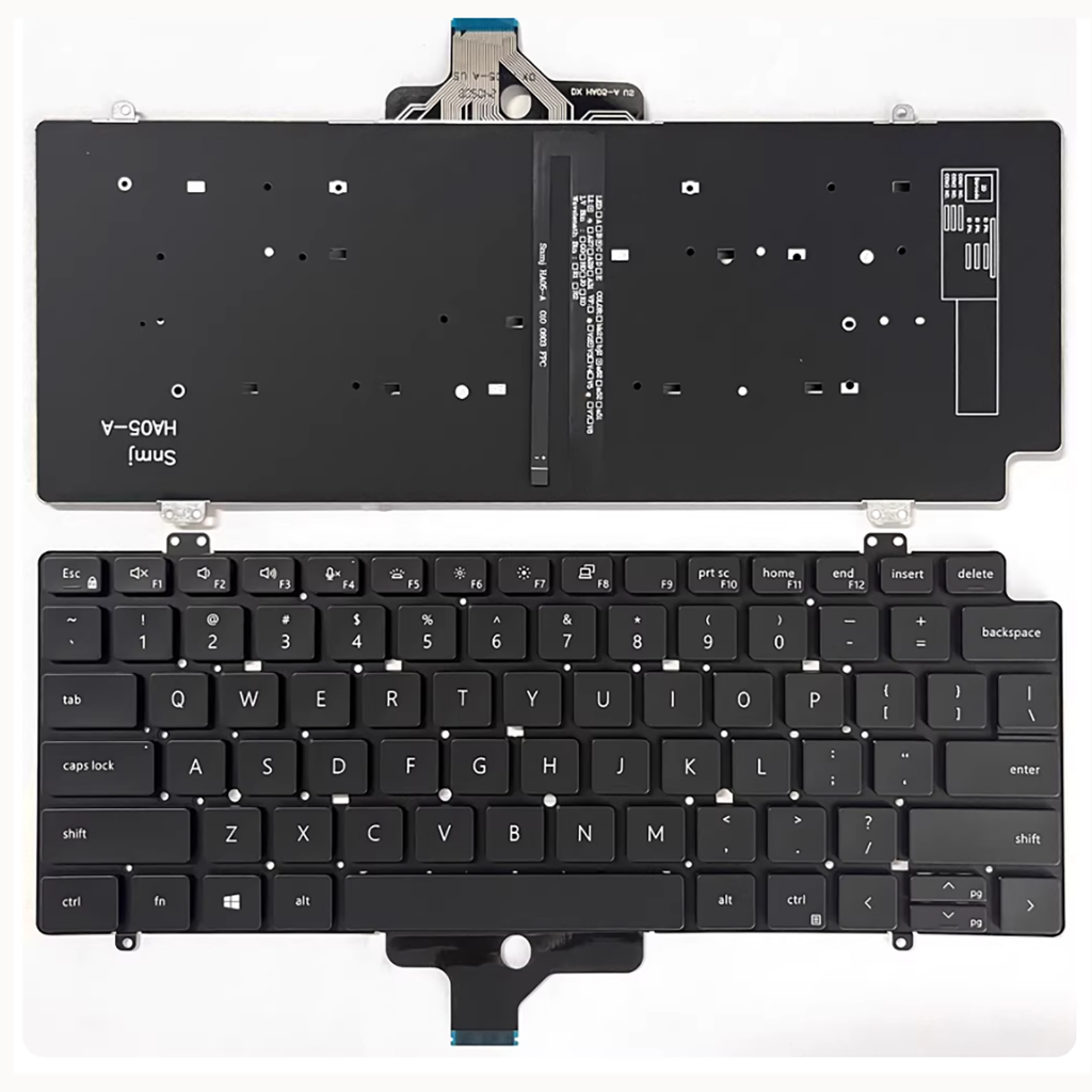 Bố cục Mỹ cho bàn phím máy tính xách tay Dell Latitude 7410 P131G 7410 2in1 P119G