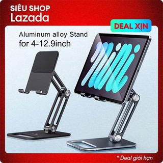 Giá đỡ máy tính bảng cho iPad Giá đỡ điện thoại Giá đỡ máy tính bảng bằng nhôm có thể điều chỉnh cho bàn làm việc