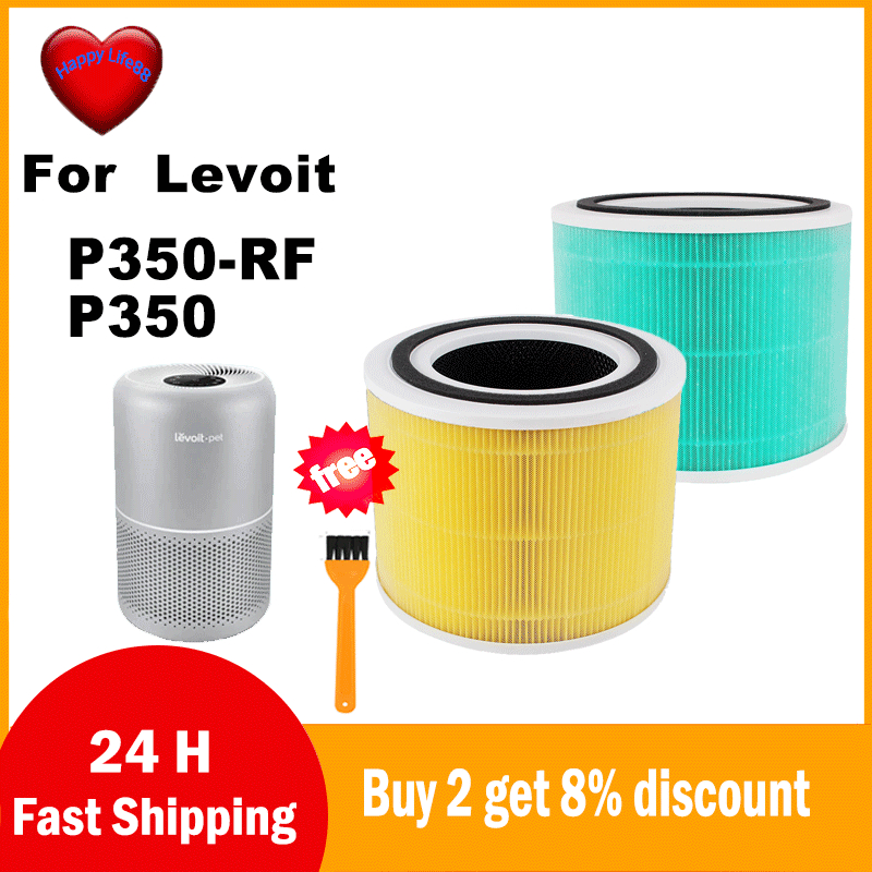 Thay thế lõi lọc than hoạt tính 3 tầng H13 Hepa P350-RF cho lõi lọc không khí Levoit P350