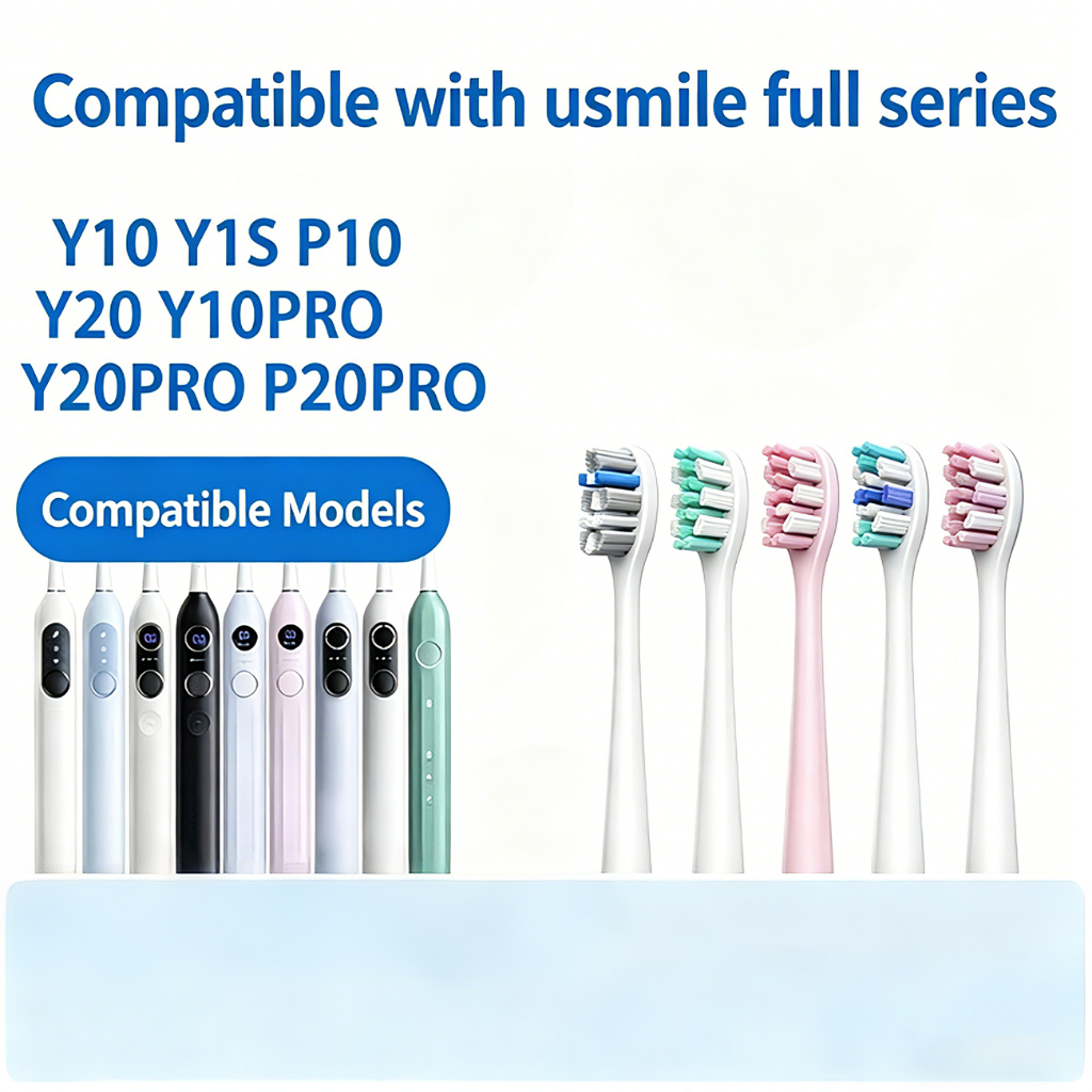 16 Đầu thay thế bàn chải đánh răng điện Usmile, Phù hợp với tất cả các mẫu Y1S / Y10 / P10 / P20 / U
