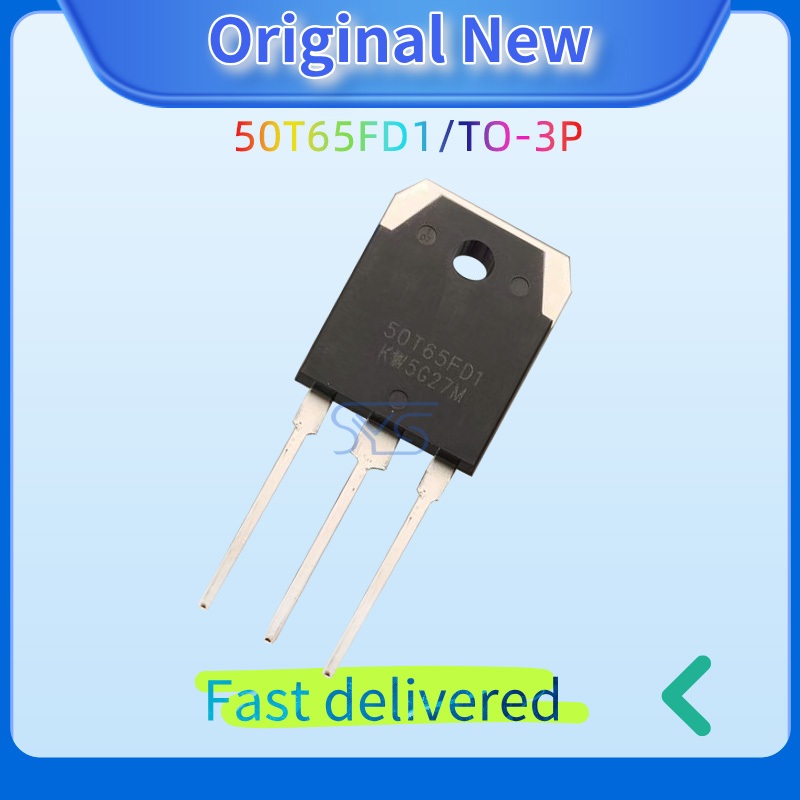 8 Chiếc IGBT Ống 50T65 SGT50T65FD1PN In Lụa 50T65FD1 Bao Bì TO-3P Chính Hãng 50T65FD1