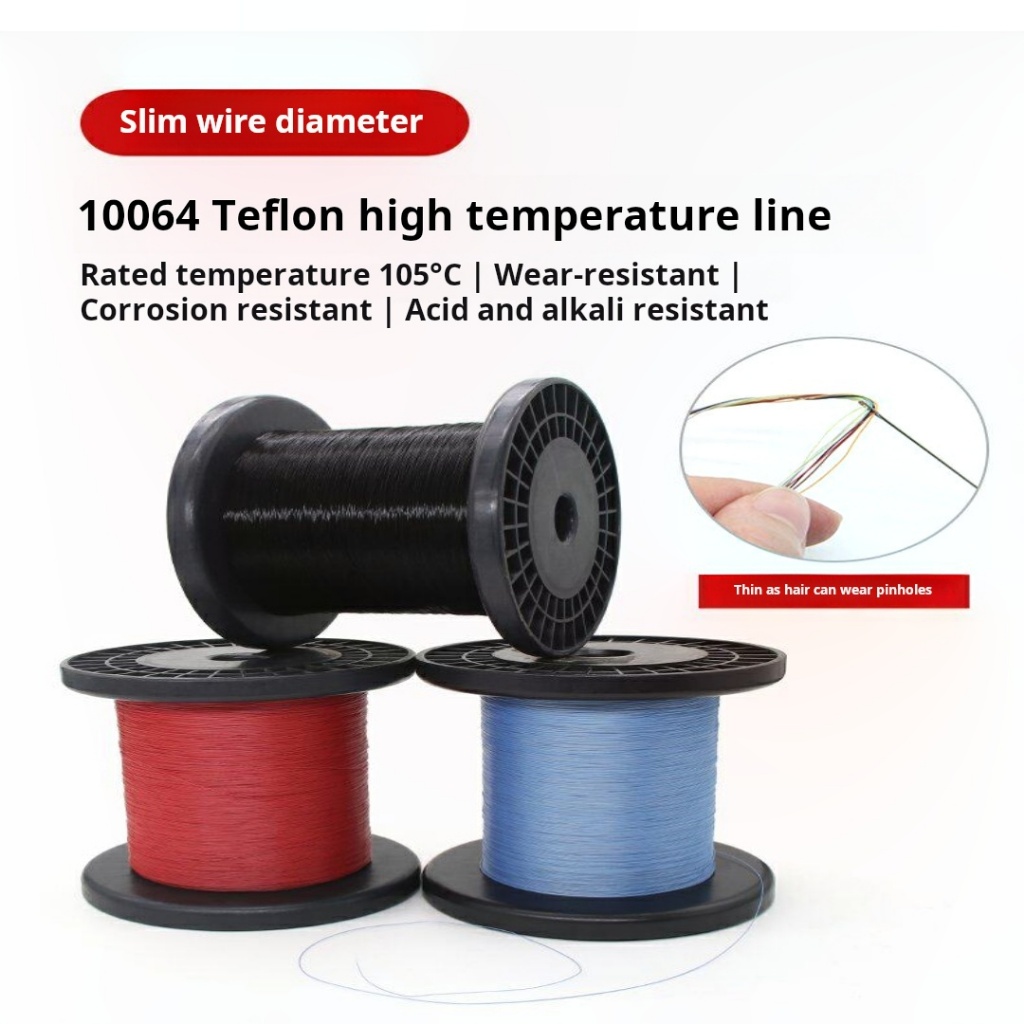 26AWG -40AWG 10064 Dây Teflon, dây nhiệt độ cao, dây đồng đóng hộp, dây điện tử lõi đơn 40 36 32 28 