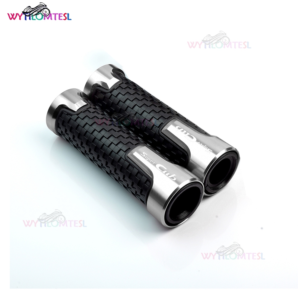 Tay Cầm Phù Hợp Cho Xe Honda Super Cub C125 / C125 Pro Xe Máy Tay Cầm CNC Nhôm Cao Su Gel Tay Cầm Ta
