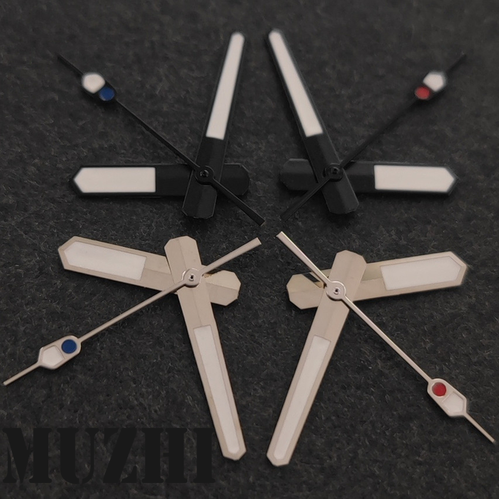 Bạc Lặn 62MAS NH35 Sửa Đổi Tay Màu Xanh Lá Cây Dạ Quang Đồng Hồ Phụ Kiện Thích Hợp Cho NH34 NH35 NH3