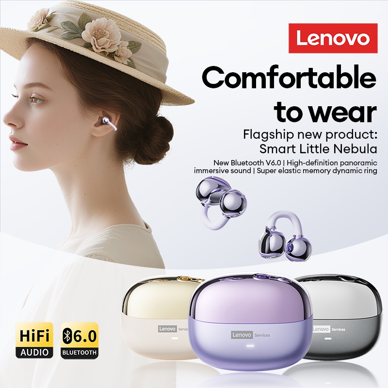Tai nghe Bluetooth không dây Lenovo LE302 Chất lượng âm thanh HIFI IPX5 Chống nước Thoải mái khi tập thể dục Bluetooth 6.0 | BigBuy360 - bigbuy360.vn