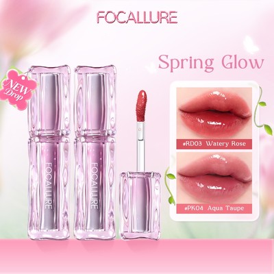 [COMBO 2 SON] Focallure Spring Glow Juicy Lip Tint, Dual-Film No-Transfer, Dưỡng Ẩm 1.8g * 2