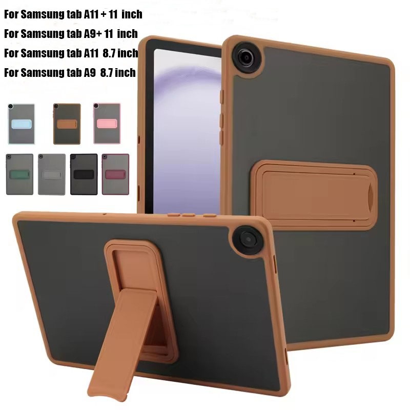 Dành Cho Samsung Galaxy Tab A11 + A9 + A11 A9 Plus 11 inch Ốp Lưng Matte PC Đứng Máy Tính Bảng Dành 