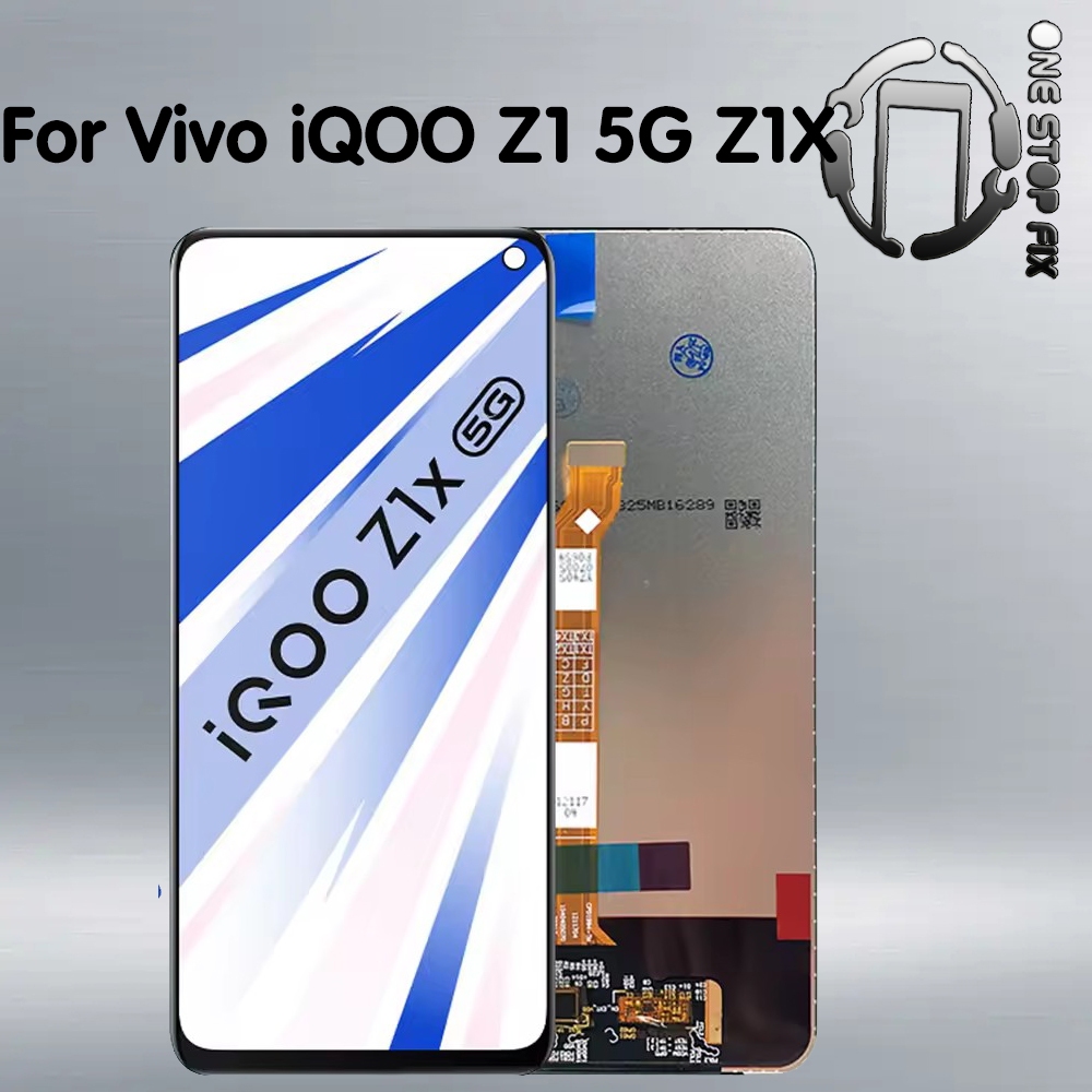 Dành Cho Vivo iQOO Z1x Màn Hình LCD Bộ Số Hóa Màn Hình Cảm Ứng Cho Vivo iQOO Z1x 5G V2012A